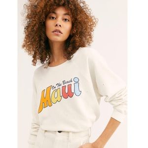 Free People Original Retro Brand Maui Pullover